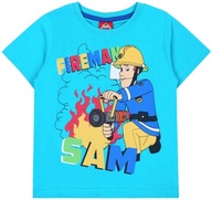 Tričko s krátkym rukávom Požiarnik Sam 110 cm