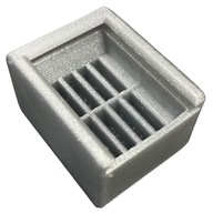 SD adapterrel zárható microSD kártyatartó doboz