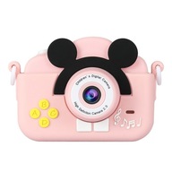 Fotoaparát, detská kamera C13 Mouse ružová