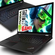 Laptop GAMINGOWY! Mocny Lenovo 15,6! ThinkPad P15 g1 i7-10850H nVidia T1000