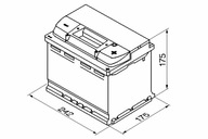 AKUMULÁTOR BOSCH 12V 60AH 540A S4 P + 1 242X175X175 B13 ŠTARTOVACÍ