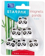 Magnesy panda 6 sztuk