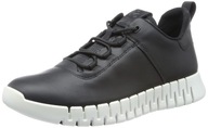 Ecco Gruuv M black shoe męskie, czarny, 47 Eu