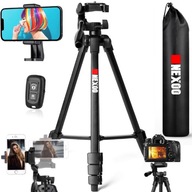 STATYW 5w1 TRIPOD 161cm PILOT UCHWYT NA TELEFON NEXO CZARNY PILOT POKROWIEC