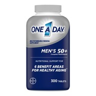 Multivitamín/multiminerál pre mužov One A Day 50+, 300 tabliet