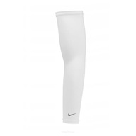 Tenisové rukávy Nike Dri-Fit UV Sleeves biele x2 r.L/XL