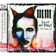 {{{ MARILYN MANSON - LEST WE FORGET: THE BEST OF (1 SHM-CD) Japan