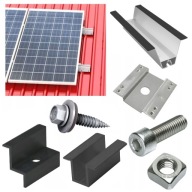 PV SZERKEZET TRAPÉZLEMEZ 6 MODUL PANEL RAGASZTÓ 35MM FEKETE