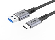 MicroConnect kabel USB-C - USB-A 1,5m 10Gbps 60W