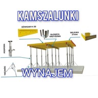 Wynajem szalunków stropowych Dzierżawa Wypożyczalnia Płyta topolowa Stemple