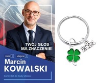 Brelok wyborczy gadżet reklamowy na wybory KONICZYNKA NA SZCZĘŚCIE 2024