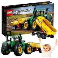 KLOCKI LEGO TECHNIC CIĄGNIK Z WYWROTKĄ TRAKTOR JOHN DEER 4WD ZESTAW 8+ XL