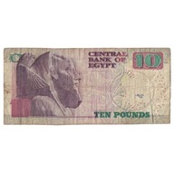 Banknot, Egipt, 10 Pounds, 2000-2003, KM:64b, F(12
