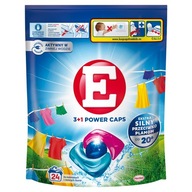 E 3+1 Power Caps kapsule na pranie farebných a tmavých tkanín 24ks.