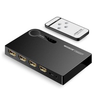 Rozdzielacz splitter switch HDMI - 3x HDMI 3D 4K czarny