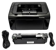 HP LaserJet P1102w (10-30K), pełen toner 100%, kable