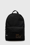 EA7 Emporio Armani plecak kolor czarny duży z nadrukiem 245081.CC940