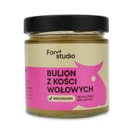 Bulion z kości WOŁOWYCH bezglutenowy BIO 350 ml Food Studio