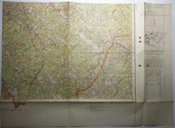 Mapa Hryniawa, GÓRY CZYWCZYŃSKIE, UKRAINA, KRESY WSCHODNIE, 1941