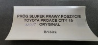 threshold pillar right side TOYOTA PROACE CITY 19- new original