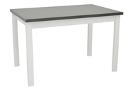 Stół Alba 1 biały grafit 80x120/150 rozkładany