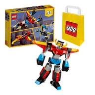 LEGO CREATOR 3 V 1 31124 - Super Robot + Darčeková taška LEGO