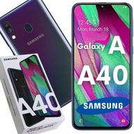 Smartfon Samsung Galaxy A40 4/64 GB czarny + etui