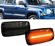 DYNAMICKÁ LED SMEROVKA JEEP WRANGLER JK YJ 07-18 Patriot MK74 ČIERNA