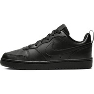 NIKE COURT BOROUGH LOW 2 (GS) r 36 buty czarne sportowe młodzież BQ5448 001