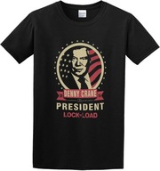 Denny Crane The President Lock N Load Graphic Koszulka cotton T-Shirt