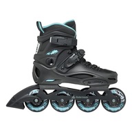 Rolki Rollerblade RB 80 W - Czarno/Jasno Niebieskie - 39 (250)