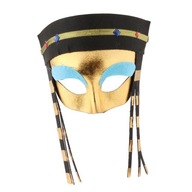 Kostium egipski Karnawał Halloween do odgrywania ról Maska kostiumowa 20x23cm