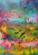 Farebné pole, olej/akryl obraz Wladimir Abramuškin