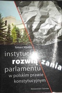 Instytucja rozwiązania parlamentu - Włodek