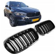 NERKI GRILL BMW X5 F15 X6 F16 CZARNY POŁYSK