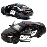 FORD POLICE INTERCEPTOR MODEL METAL WELLY 1:34 auto model policajná polícia