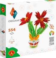 Origami 3D KVETY 554 Položky Kreatívna sada 8+ Alexander 2553