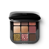 KIKO MILANO Glamour Multi Finish paleta cieni do powiek 03 Burgundy Notes