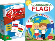 JAKIE TO FLAGI? gra edukacyjna + FLAGI kolorowanka PAŃSTWA STOLICE zabawa