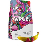 Białko KFD Regular WPC 80 750 g Banan-Truskawka