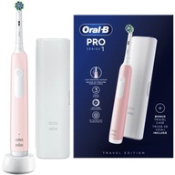 Elektrická zubná kefka Oral-B Pro  1 Ružová s puzdrom