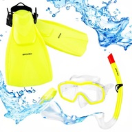 Zestaw do nurkowania płetwy 32-35 okulary pływackie rurka dziecięcy spokey