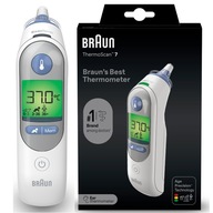 TERMOMETR DO UCHA DOUSZNY BRAUN IRT6520 THERMOSCAN 7 AGE PRECISION