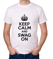 koszulka KEEP CALM AND SWAG ON prezent