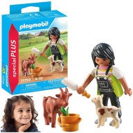 PLAYMOBIL DIEVČATKO S KOZAMI FIGÚRKA DOPLNKY SPECIAL PLUS 6 DIELOV