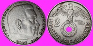 Niemcy 2 reichsmarki Rok 1937 /D SREBRO 1343