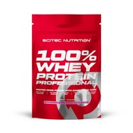 Scitec 100% Whey Protein Professional 1000g Jahoda s bielou čokoládou