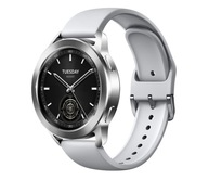 Smartwatch Xiaomi Watch S3 AMOLED SpO2 Bluetooth Srebrny