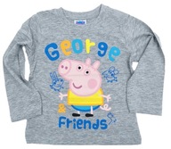 ŚWINKA PEPPA GEORGE Bluzka Koszulka T-shirt r. 116