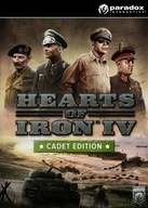 HEARTS OF IRON IV 4 CADET EDÍCIA PL PC PARNÝ KĽÚČ